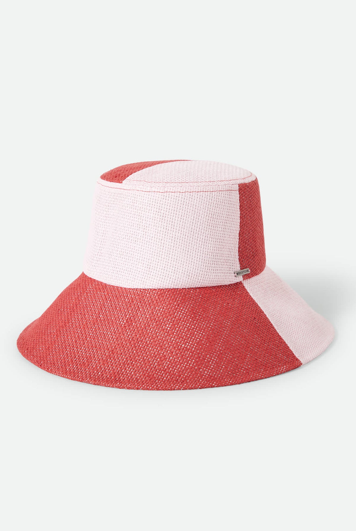 Women's Harmony Packable Bucket Hat in the color Silver Pink/Adrenaline Rush - Front Product Laydown Image
