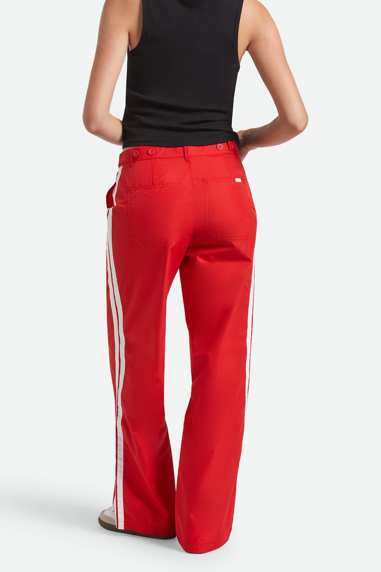 Women's Jane Utility Wide Leg Pant in the color Adrenaline Rush - Women's Back View