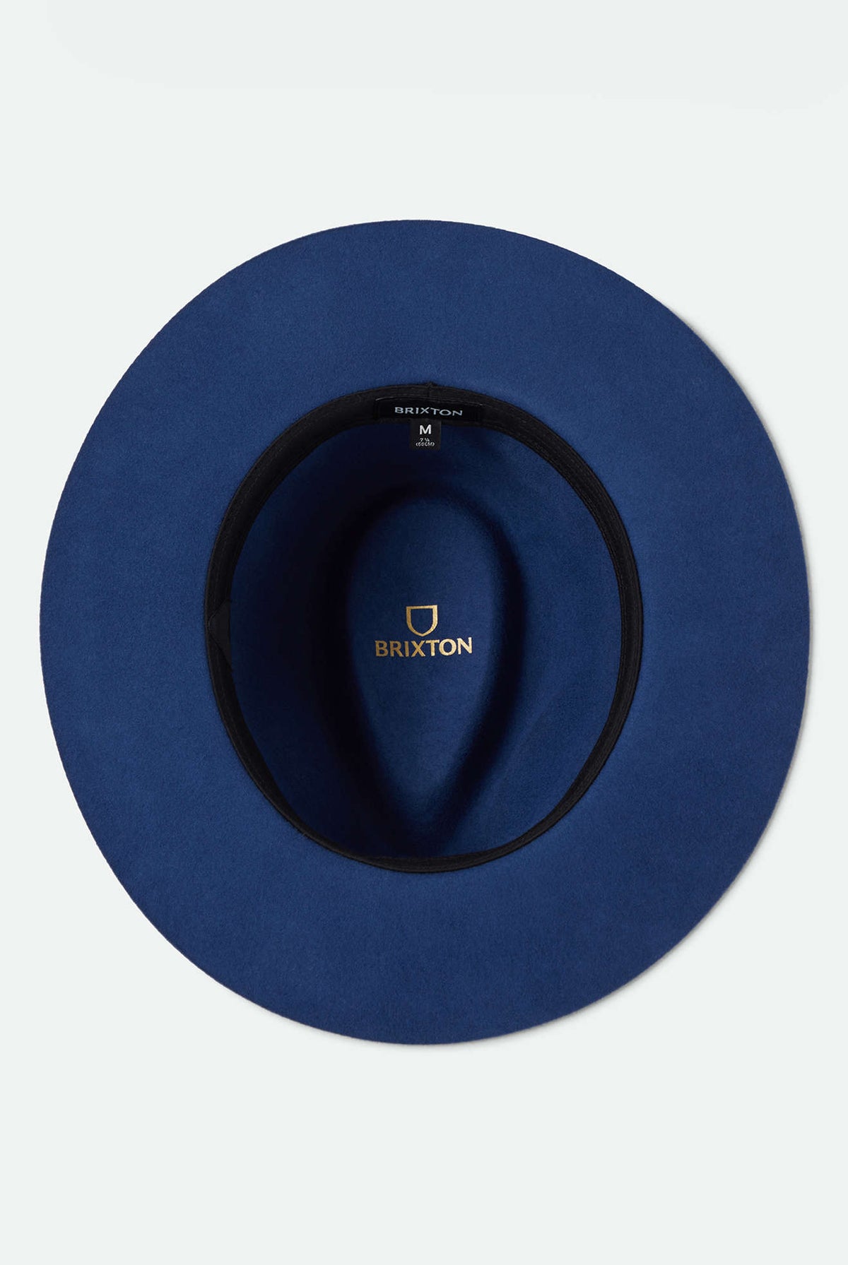 Unisex Wesley Fedora in the color Classic Navy/Black - Additional Laydown image