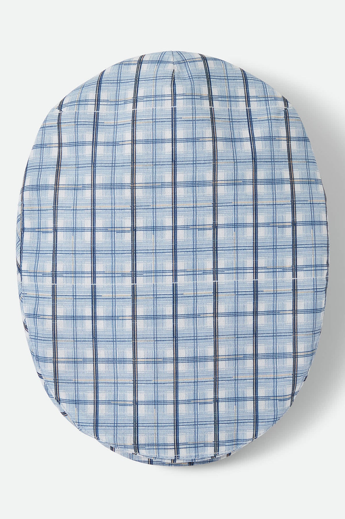 Unisex Century Barrel Snap Cap in the color Blue Window Plaid - Additional Laydown image