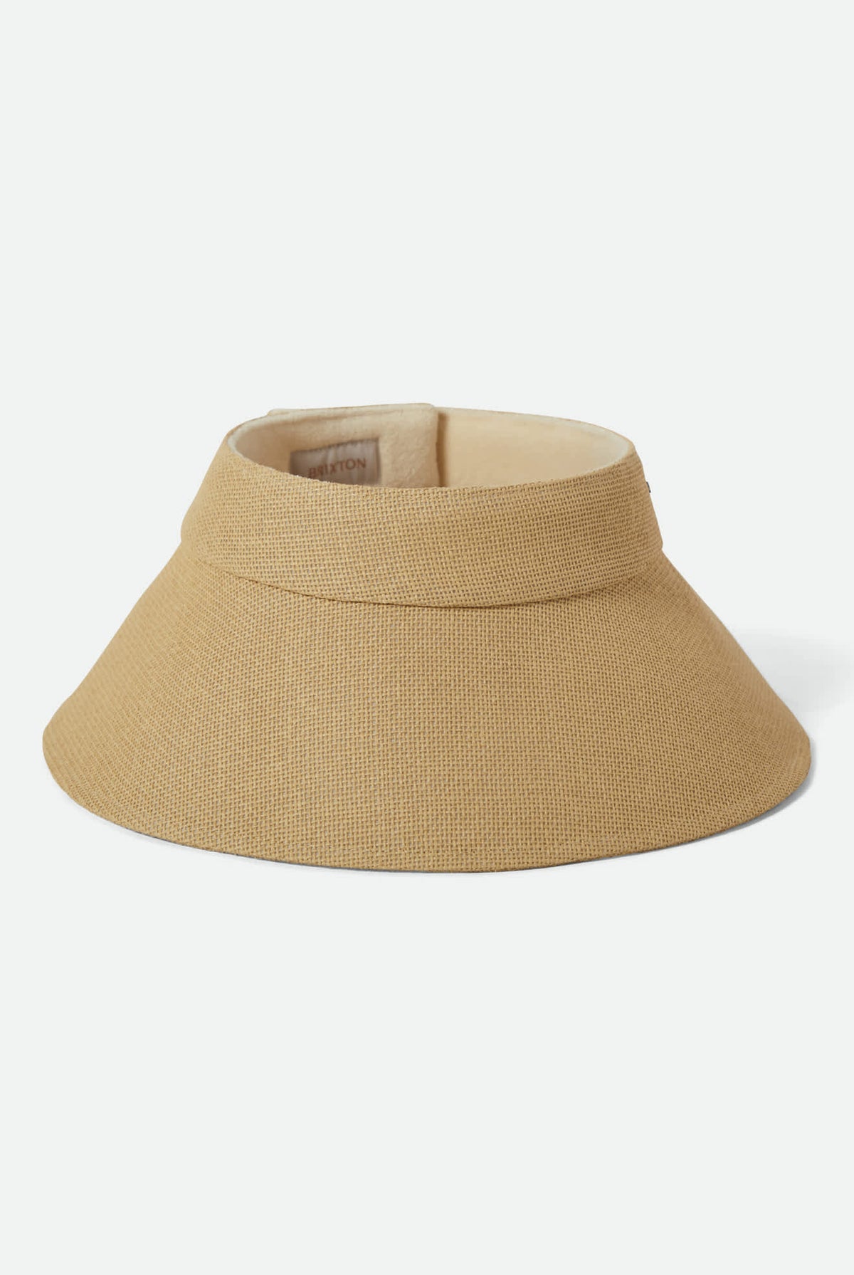 Women's Jasmine Packable Visor in the color Tan/Tan - Additional Laydown image