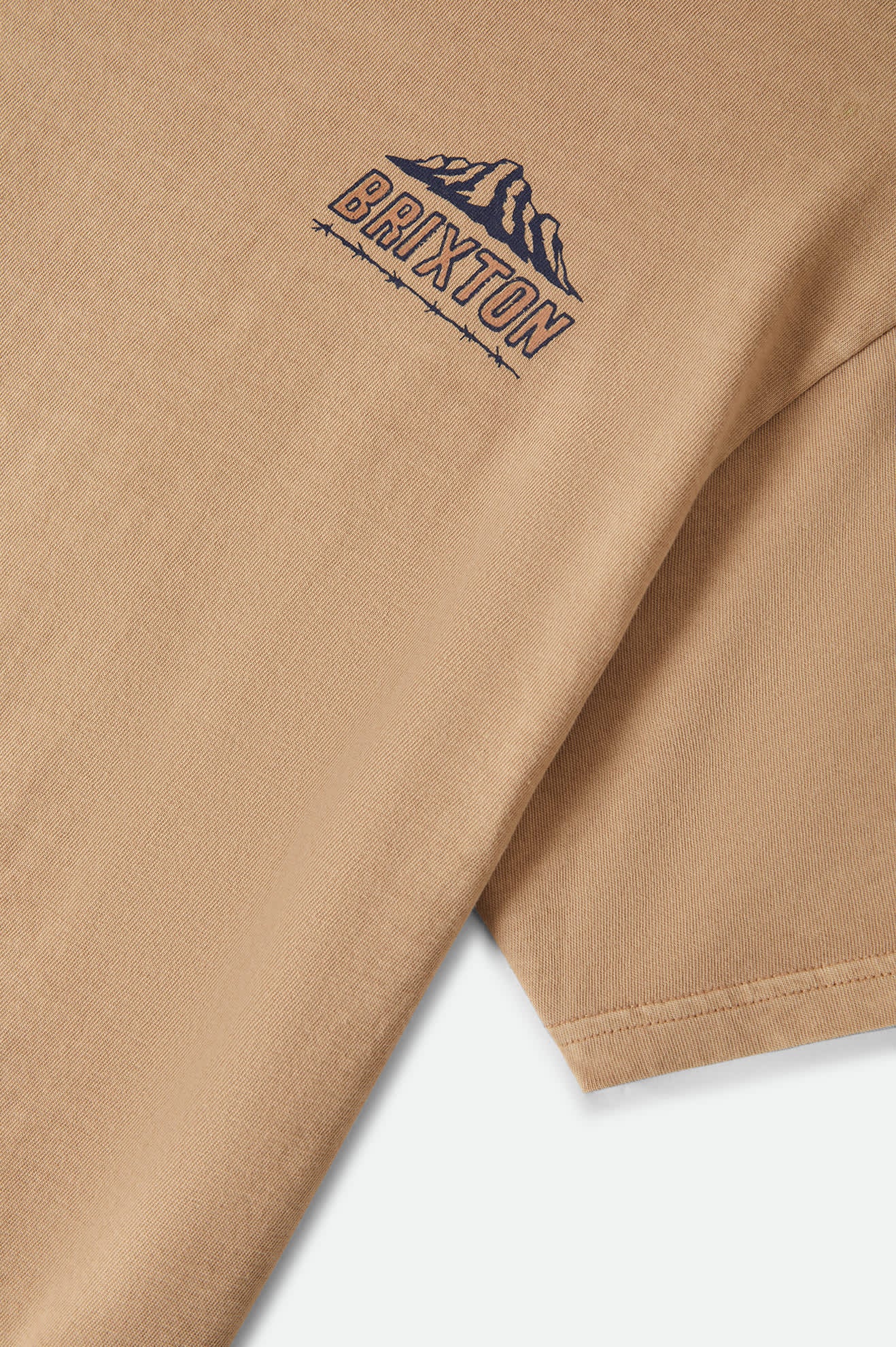 Men's Madden Short Sleeve Standard T-Shirt in the color Timeless Taupe Worn Wash - Additional Laydown image