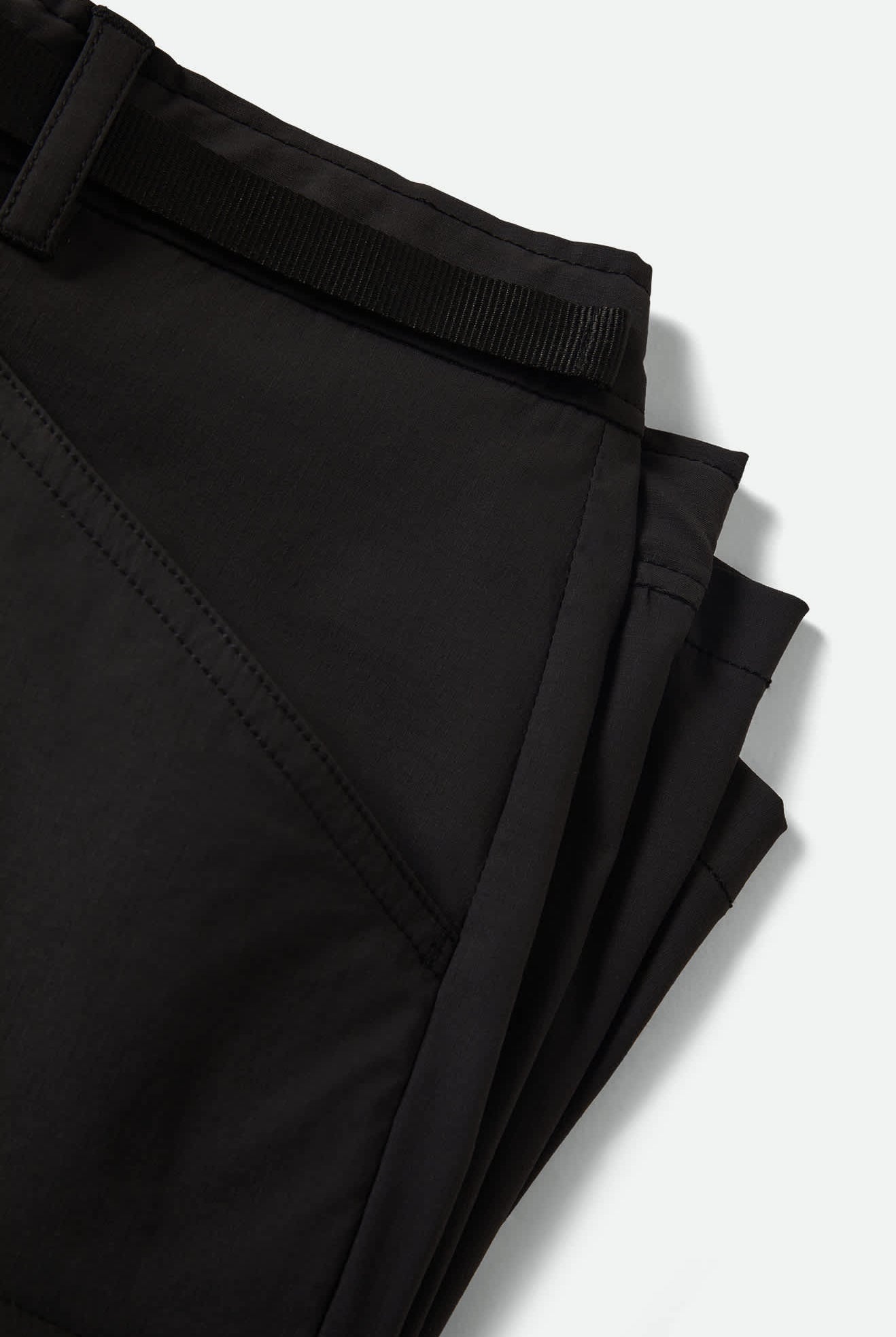 Men's Journey Utility Short in the color Black - Additional Laydown image