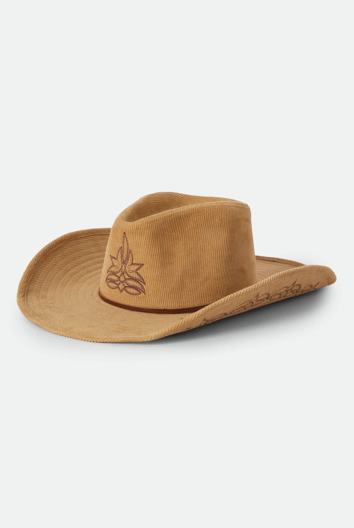 Unisex Colter Cowboy Hat in the color Khaki - Front Product Laydown Image