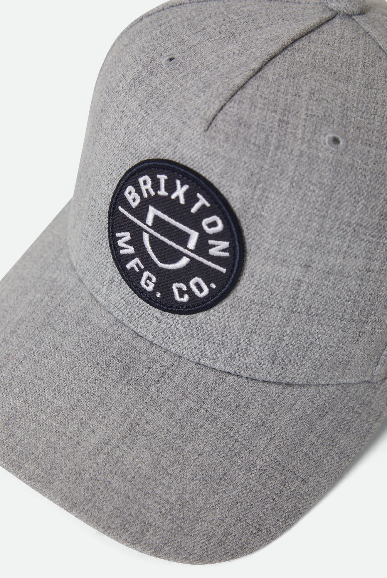 Unisex Crest NetPlus Snapback in the color Light Heather Grey/Light Heather Grey - Additional Laydown image
