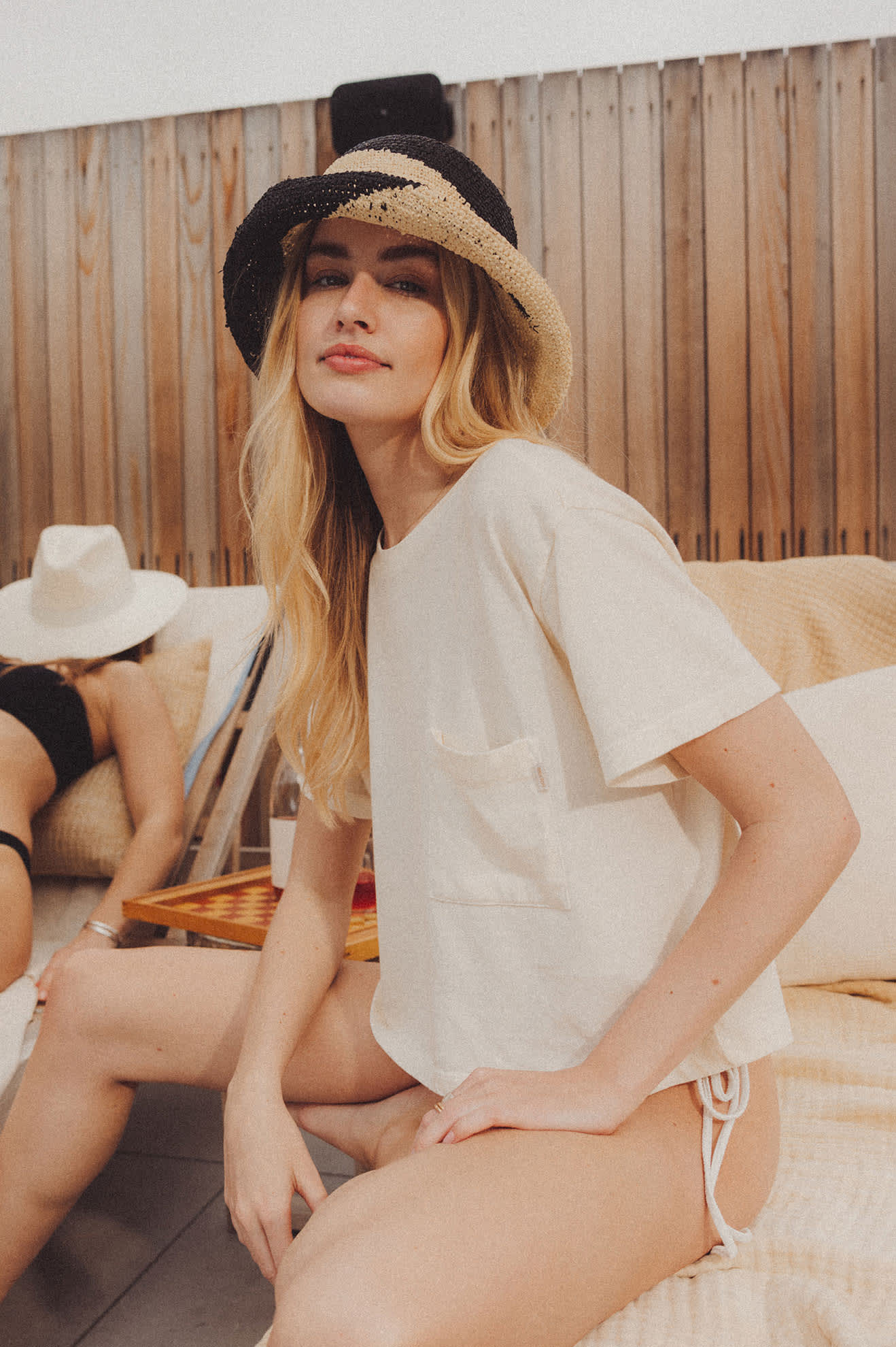 Unisex Redding Bucket Hat in the color Whitecap/Black - Men's Lifestyle image