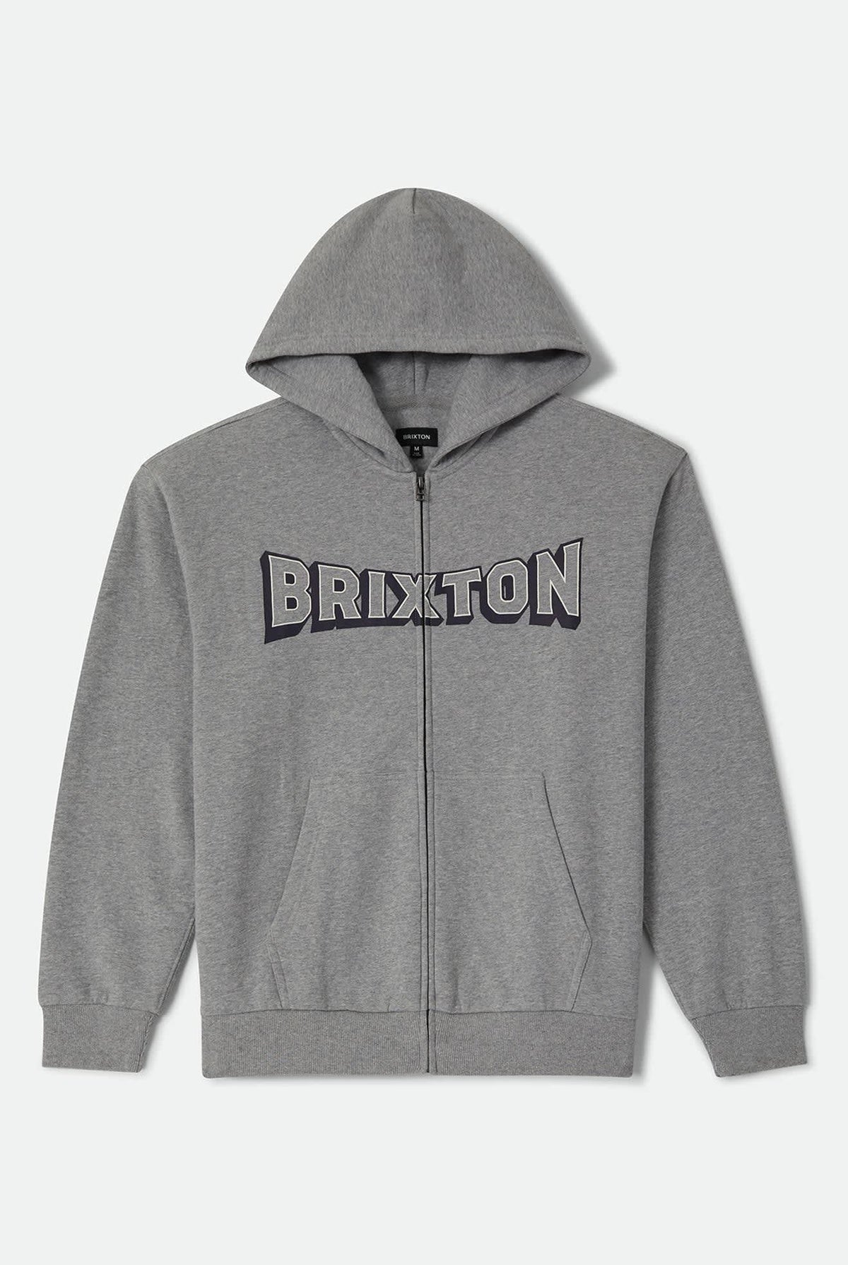 Men's Motorized Full Zip in the color Heather Grey - Front Product Laydown Image