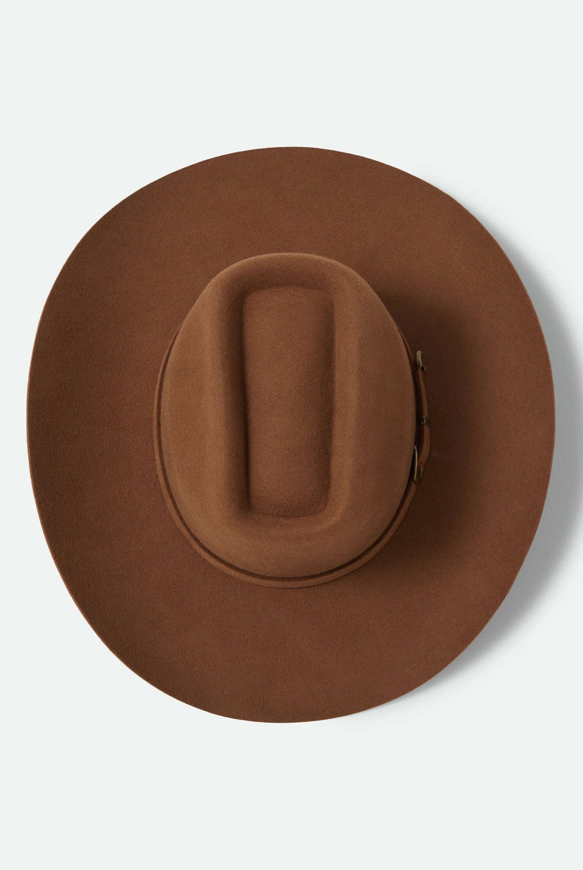 Unisex Prescott Brick Top Cowboy Hat in the color Toffee - Additional Laydown image