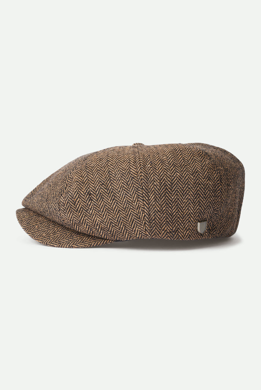 Brixton Unisex Brood Newsboy Cap - Brown/Khaki | Extra Shot