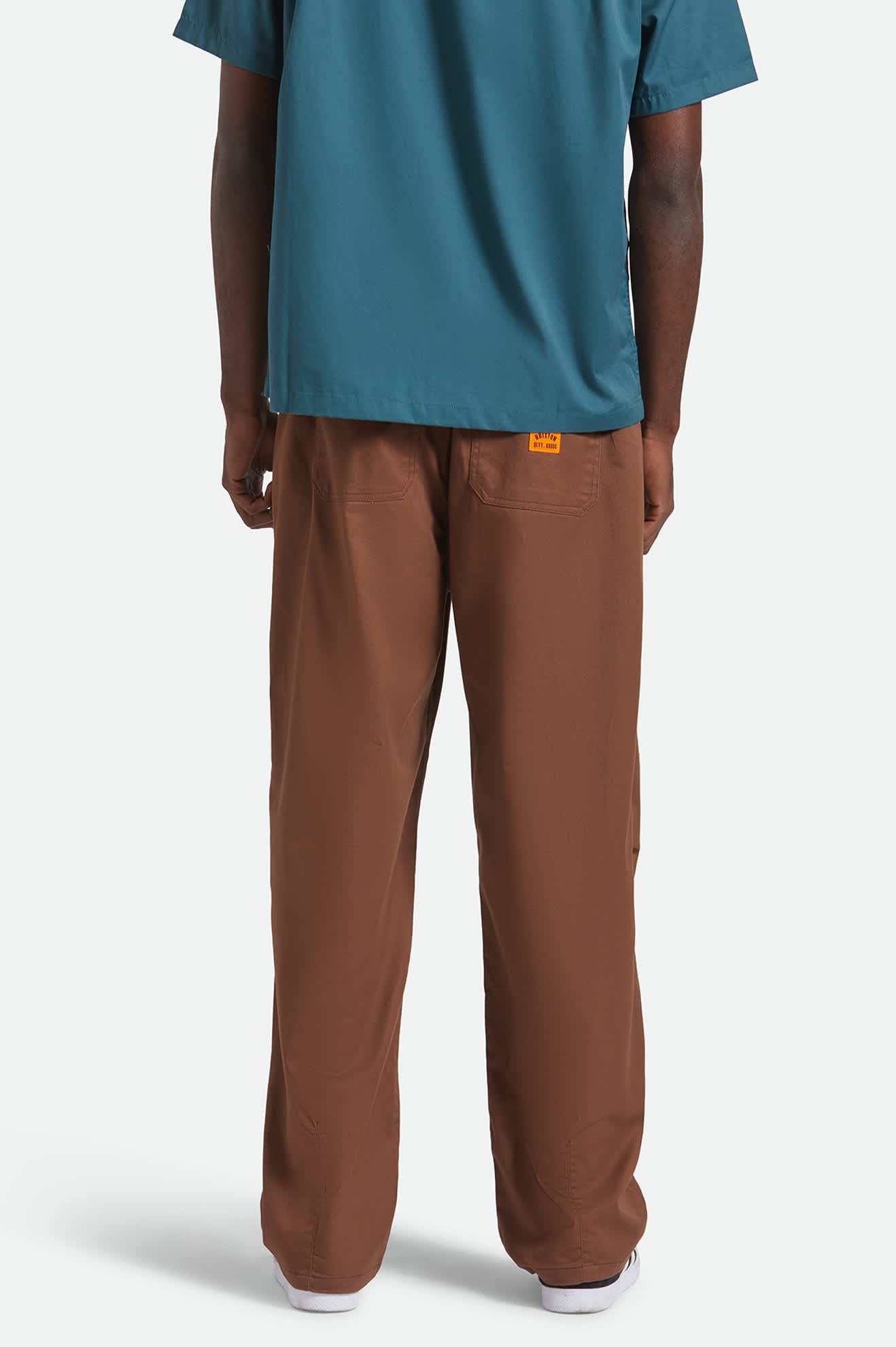 Men's Union Baggy Pant in the color Pinecone Brown - Men's Back View