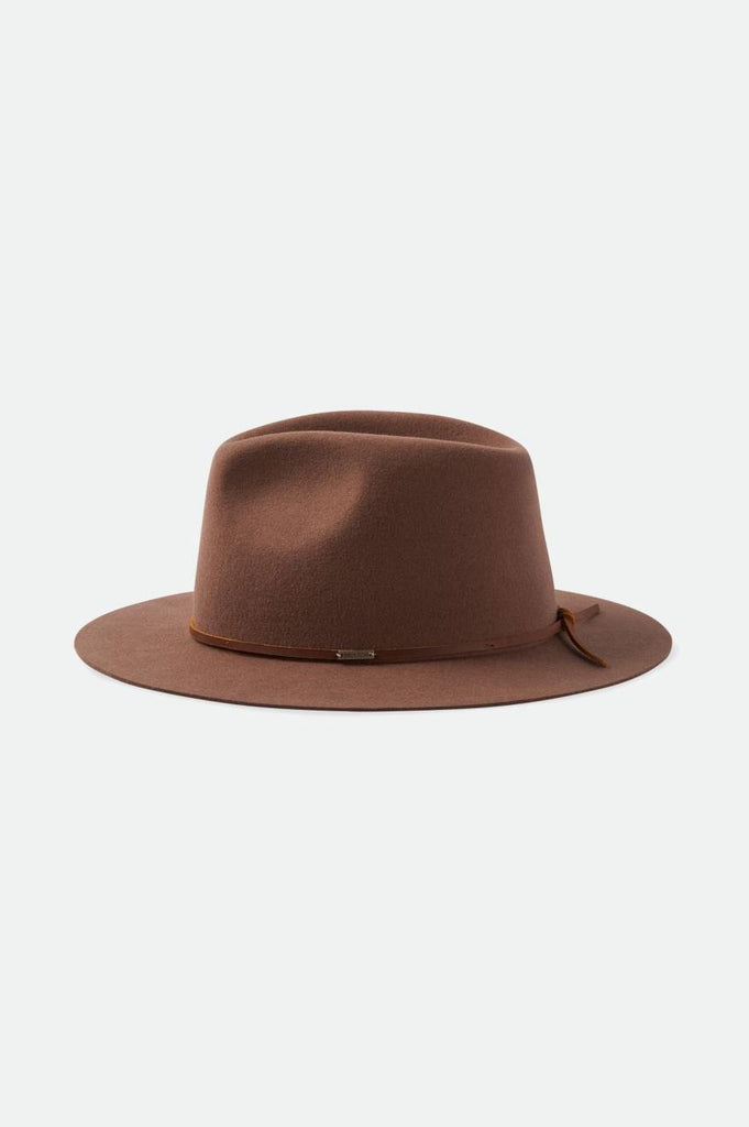 Brixton Wesley Fedora - Dark Tan