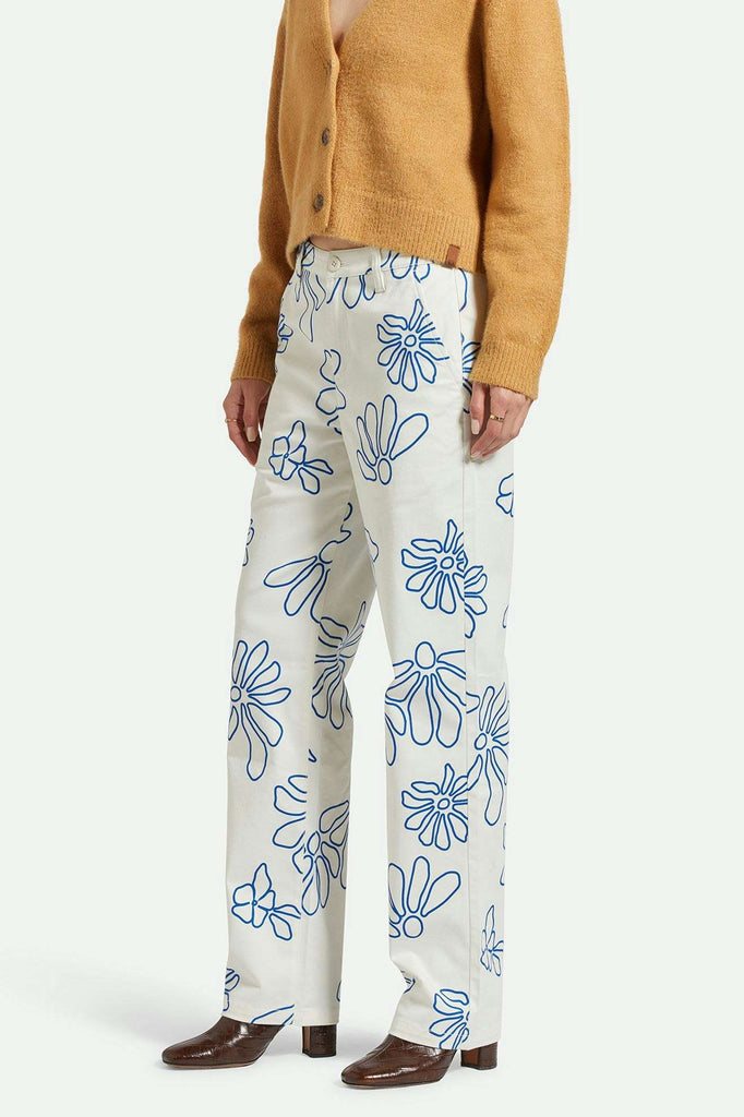 Women's Side Fit | Bedford Pant - Off White Daisy