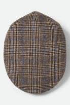 Unisex Barrel Snap Cap in the color Tan/Light Brown/Royal - Additional Laydown image