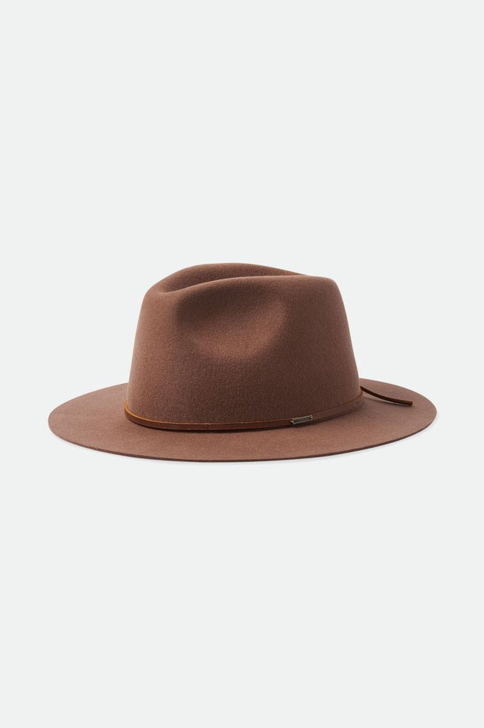 Brixton Wesley Fedora - Dark Tan