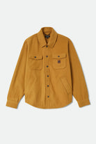 Men's Textured Durham Jacket in the color Dusted Ochre - Front Product Laydown Image