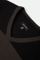 Men's Brixton Football T-Shirt in the color Black/Washed Black - Additional Laydown image
