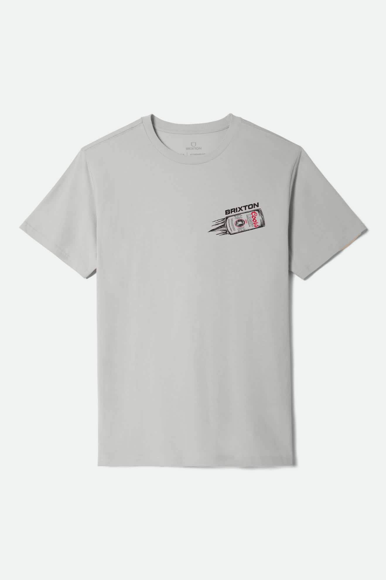 Men's Coors Light Silver Speed S/S Standard T-Shirt in the color Silver - Front Product View