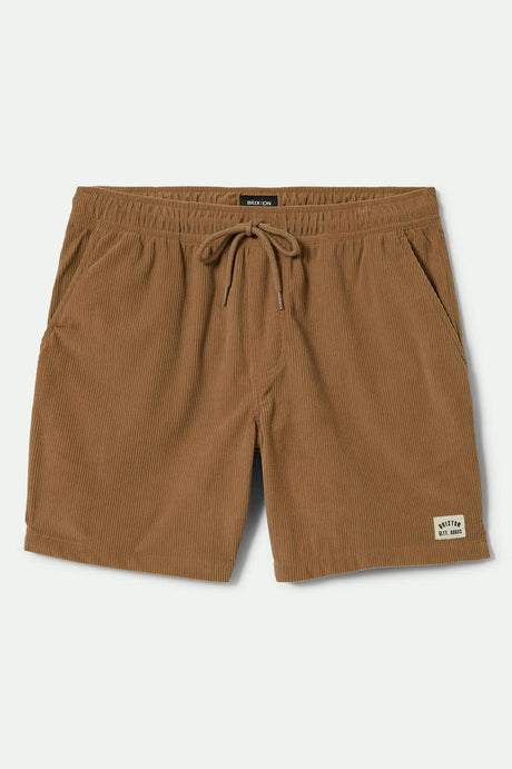 Men's Everyday Corduroy Short in the color Khaki - Front Product View