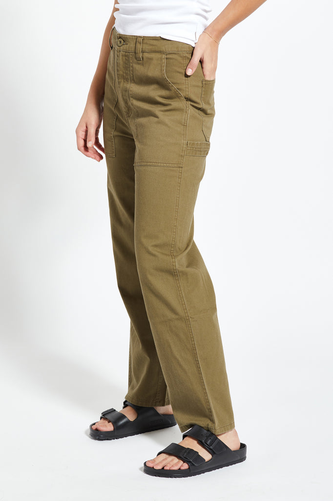 Brixton Alameda Pant - Military Olive