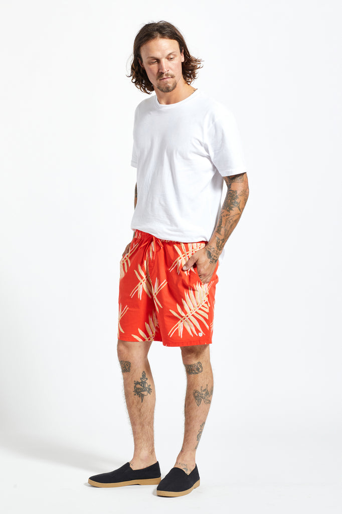 Brixton Voyage Short 7” - Aloha Red