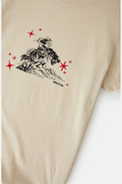 Women's Mid Century Ranch Slim Crew T-Shirt in the color Whitecap - Additional Laydown image