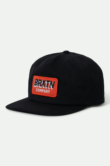 Unisex Payment Snapback in the color Black - Front Product View