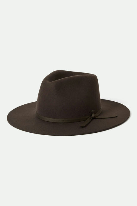 Unisex Cohen Cowboy Hat in the color Brown - Front Product View