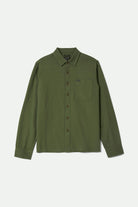 Men's Hasting Lightweight Ultra Soft Flannel in the color Wild Green - Front Product View