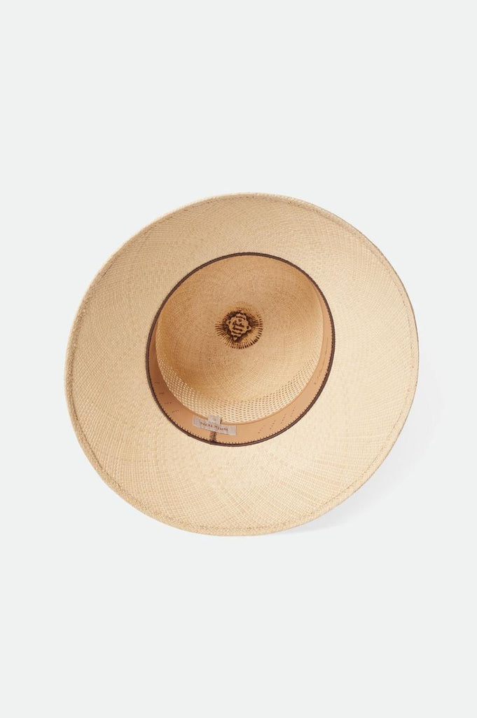 Extra Laydown Image 2 | Lopez Panama Straw Bucket Hat - Catalina Sand