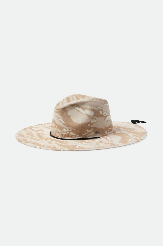 Brixton Field Sun Hat - Off White Tiger Camo