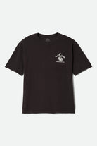 Women's Feeling Lucky Oversized Boyfriend T-Shirt in the color Black - Front Product View