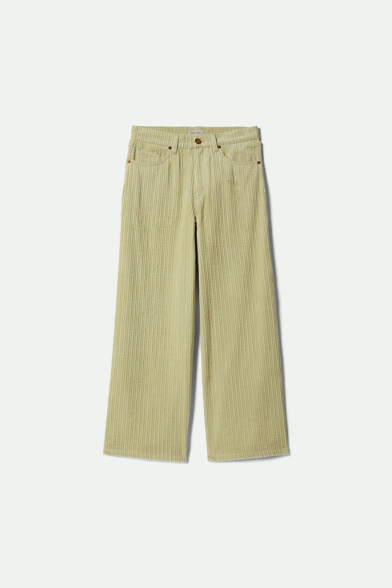 Women's Margo Cropped 5-Pocket Pant in the color Elm - Front Product View