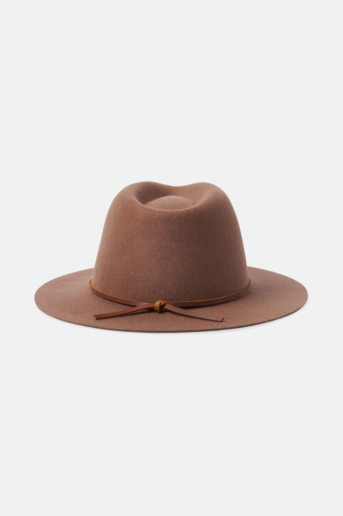 Brixton Wesley Fedora - Dark Tan