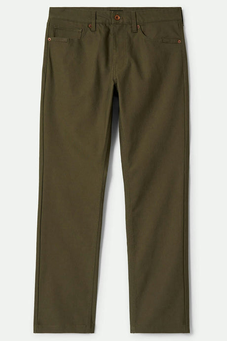 Men's Builders 5-Pocket Stretch Pant in the color Ivy Green - Front Product View