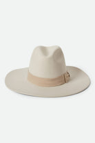 Unisex Layton Comfort Fedora in the color Dove/Sand - Additional Laydown image