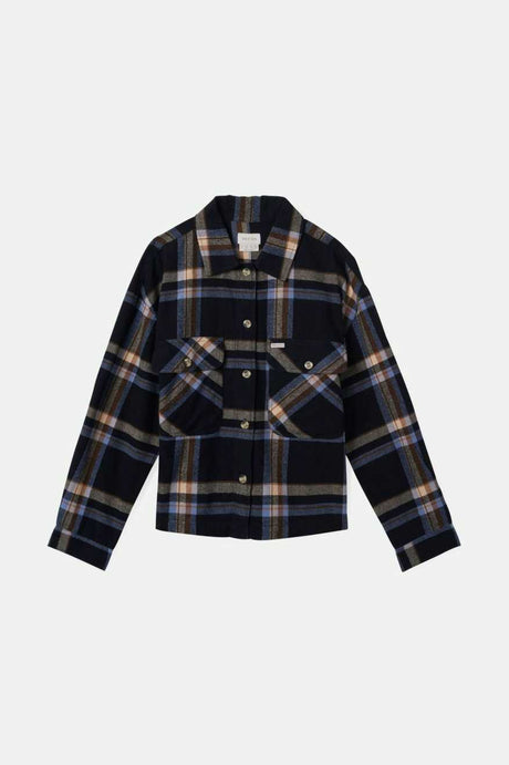 Brixton Women's Bowery Women's L/S Flannel - Black/Sesame | Profile