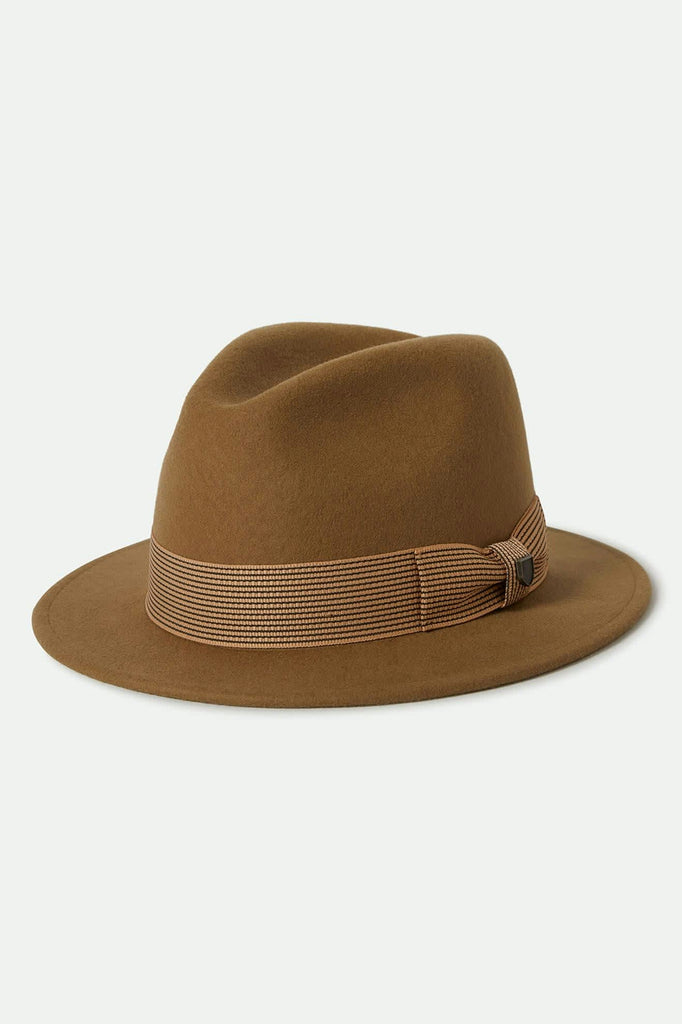 Unisex Roma Fedora in the color Dune - Front Product View