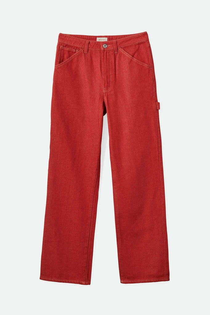 Brixton Women's Essex Painter Pant - Mars Red | Main