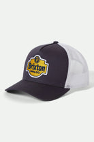 Unisex Genuine Quality Netplus Trucker Hat in the color Mood Indigo/White - Front Product View
