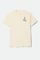 Men's Keslo Standard T-Shirt in the color Cream - Front Product Laydown Image