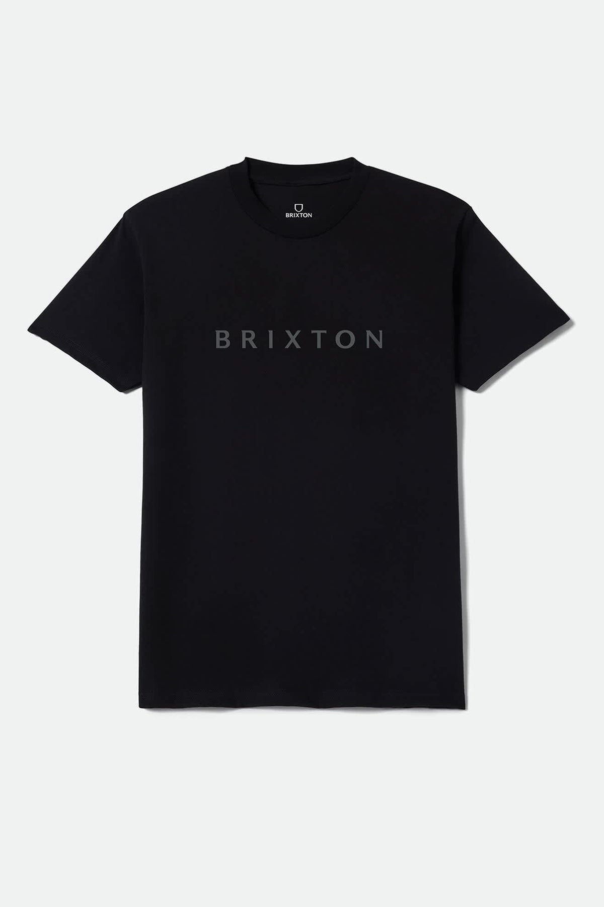 Men's Alpha Line Standard T-Shirt in the color Black - Front Product Laydown Image