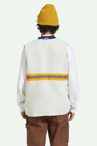 Men's Lifestyle 2 | Builders Abraham Reversible Vest - Rinse Denim/Sherpa