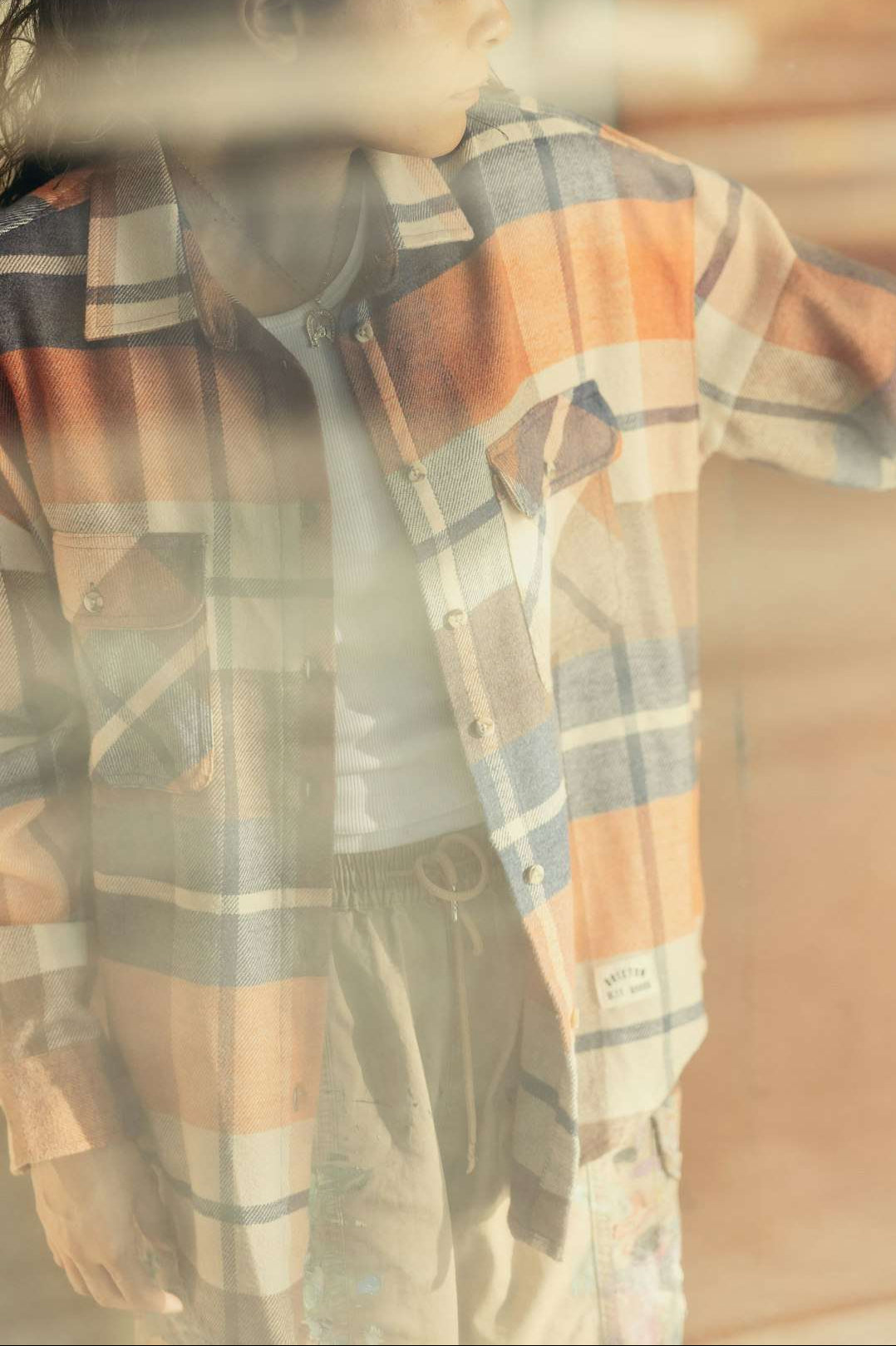 Women's Lifestyle 2 | Bowery Women's Classic L/S Flannel - Navy/Mars Red/Whitecap