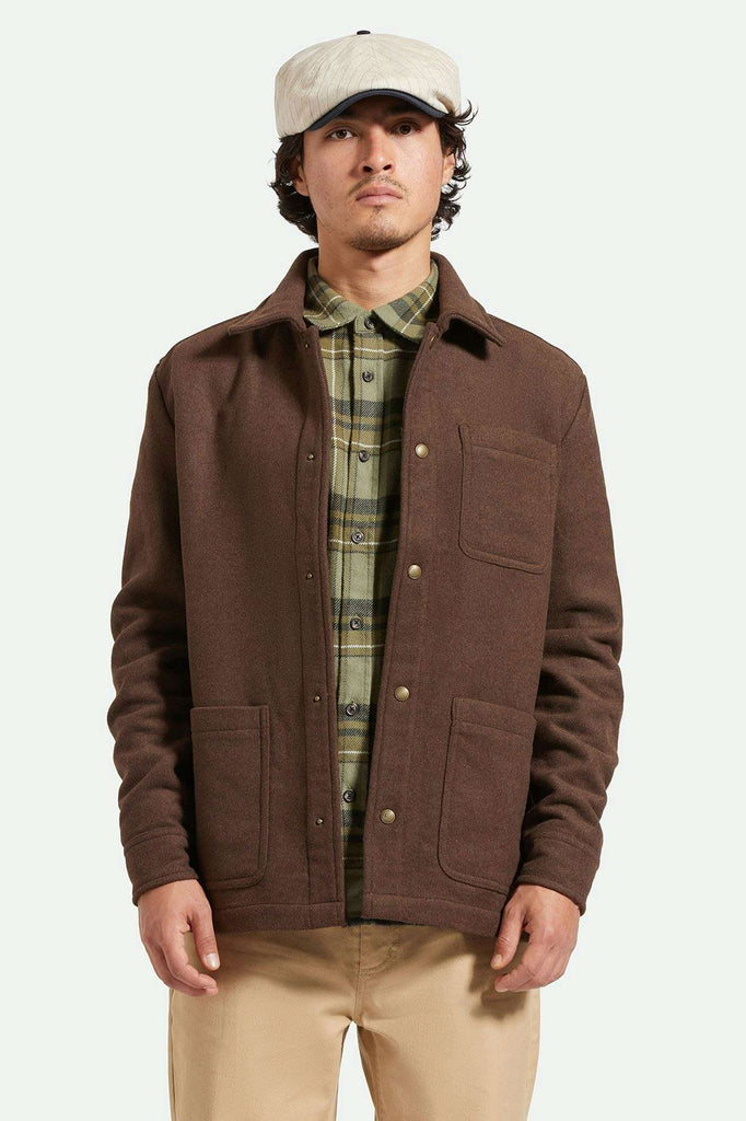 Men's Lifestyle 1 | Menswear Chore Coat - Heather Pinecone Brown