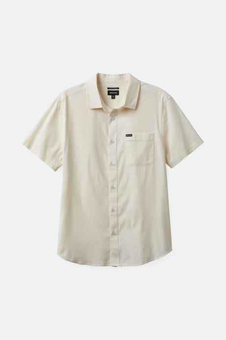 Charter Oxford S/S Shirt - Off White