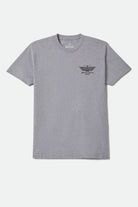 Men's Ewing Standard T-Shirt in the color Heather Grey - Front Product Laydown Image