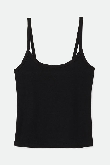 Brixton Women's Betty Spaghetti Tank - Black | Profile