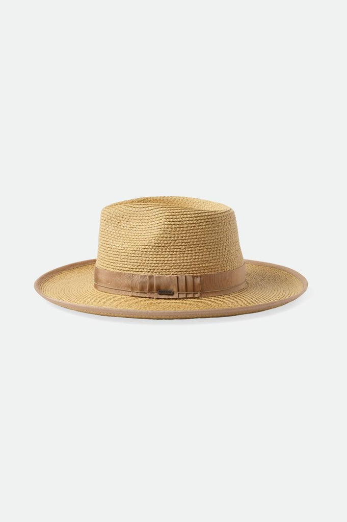 Brixton Reno Straw Hat - Tan/Tan