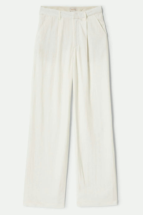 Women's Ludlow Trouser Pant in the color Off White - Front Product View