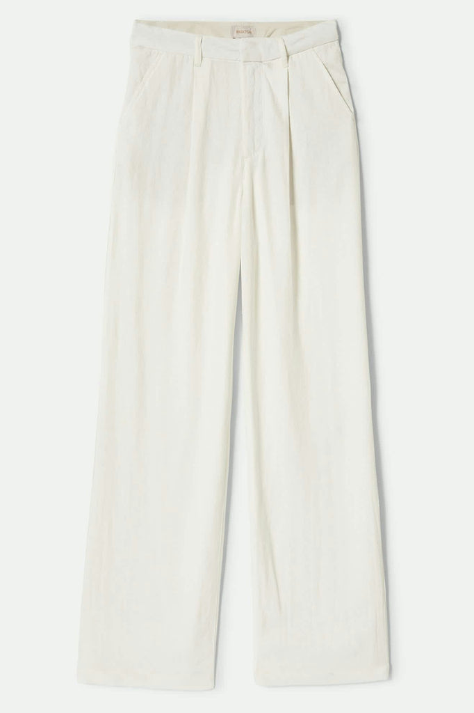 Women's Ludlow Trouser Pant in the color Off White - Front Product View